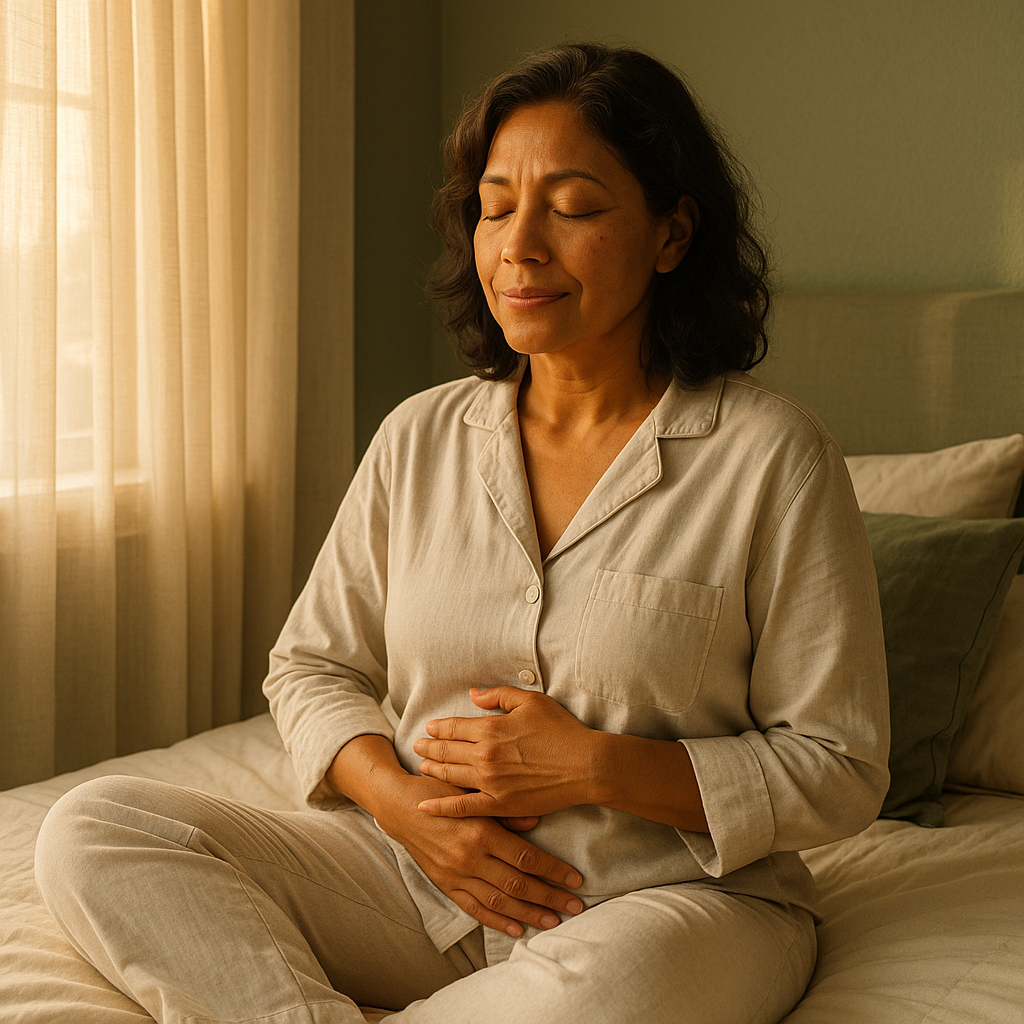 El ritual de la mano en el vientre que calma tu digestión
