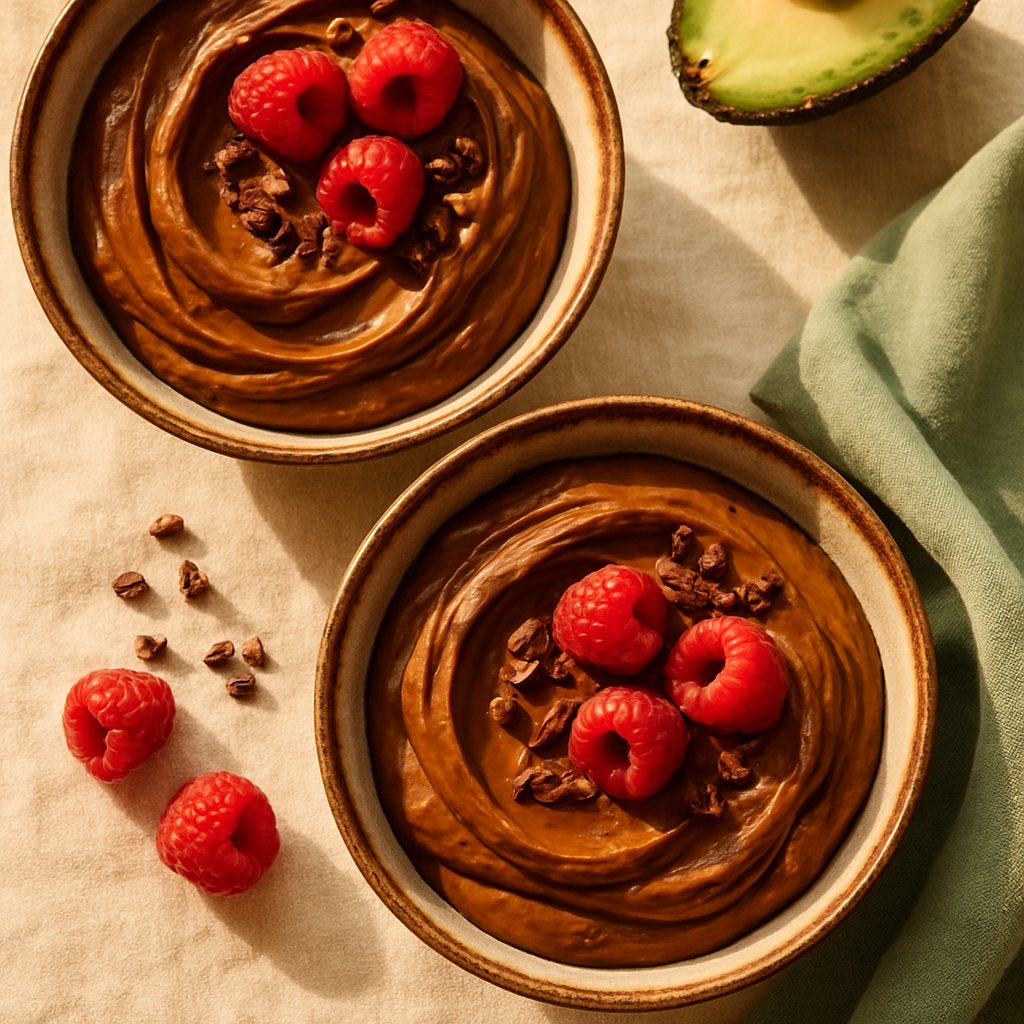 Mousse de aguacate con cacao: cremoso, sin culpa y antiinflamatorio