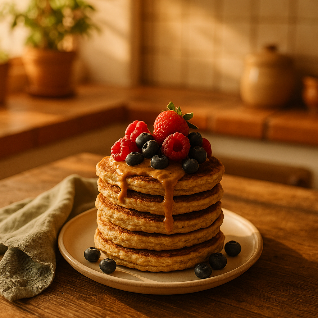 Panqueques de avena y banana: energía suave para tu mañana